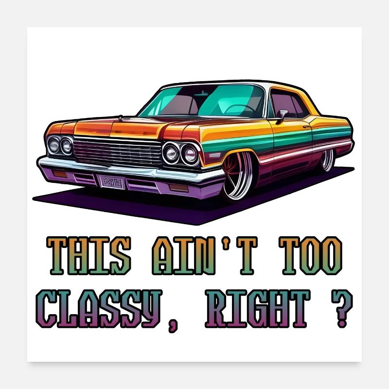 Das ist nicht zu edel, oder? Poster 60x60 cm