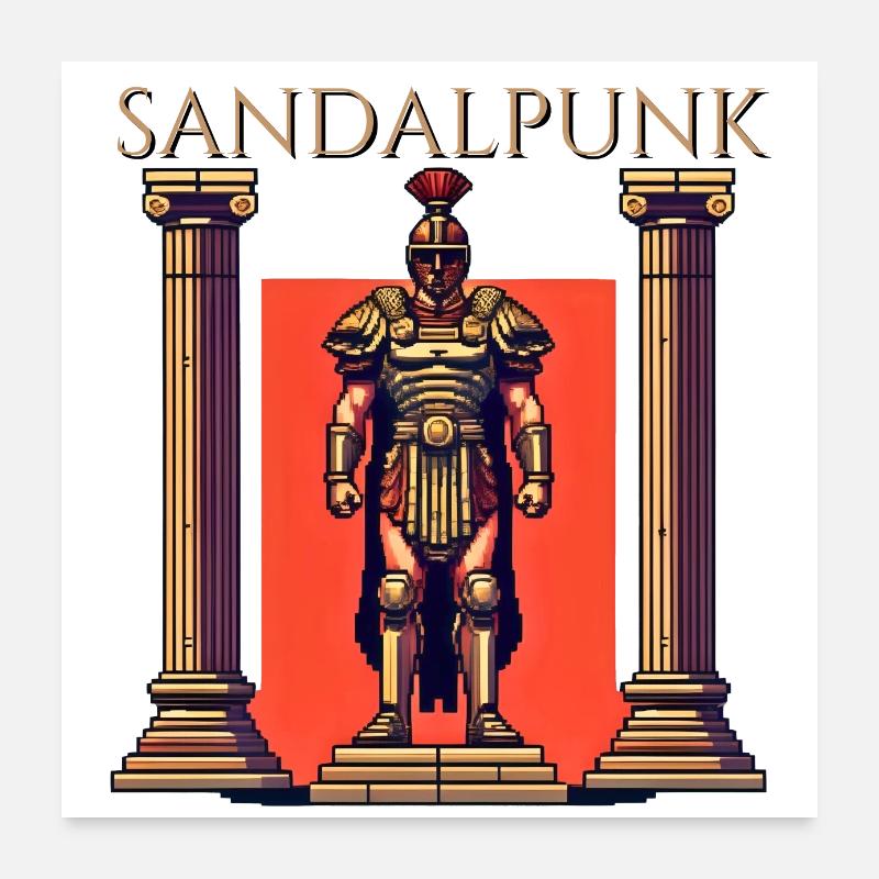 Sandelpunk Poster 60x60 cm