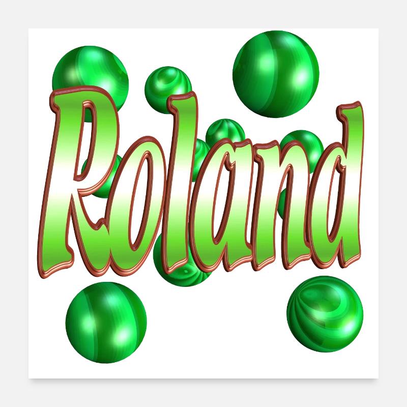 roland2 Poster 60x60 cm