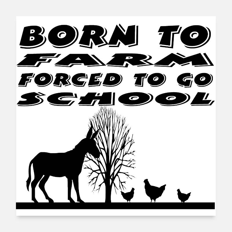Farm Poster 24" x 24" (60x60 cm)