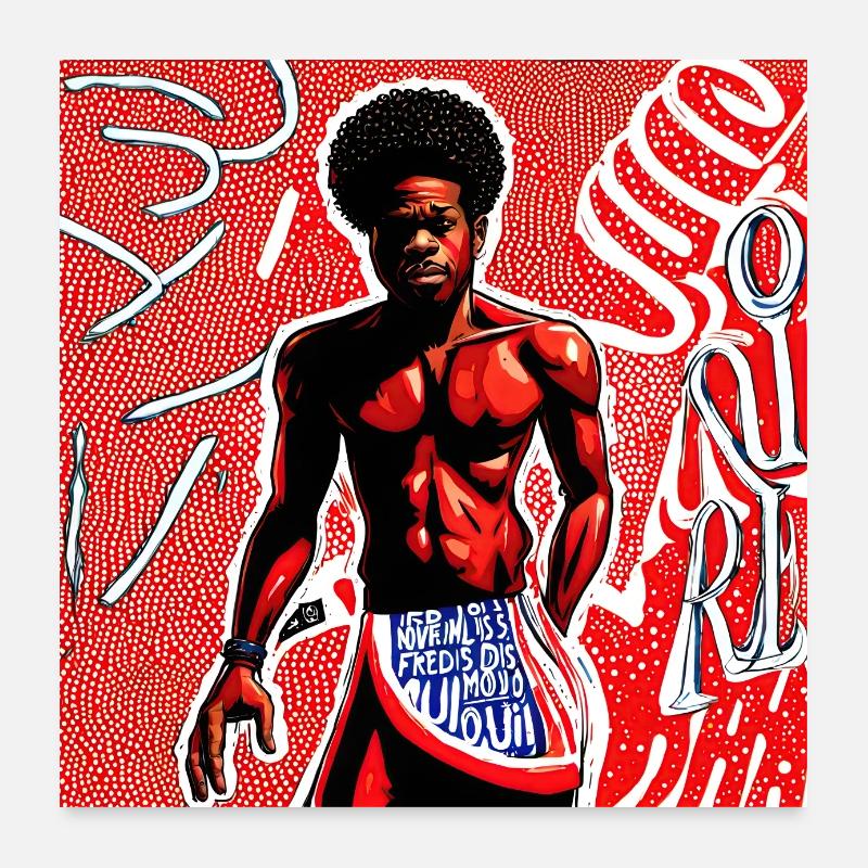 Ein schöner Tag - Pop-Art Poster 60x60 cm