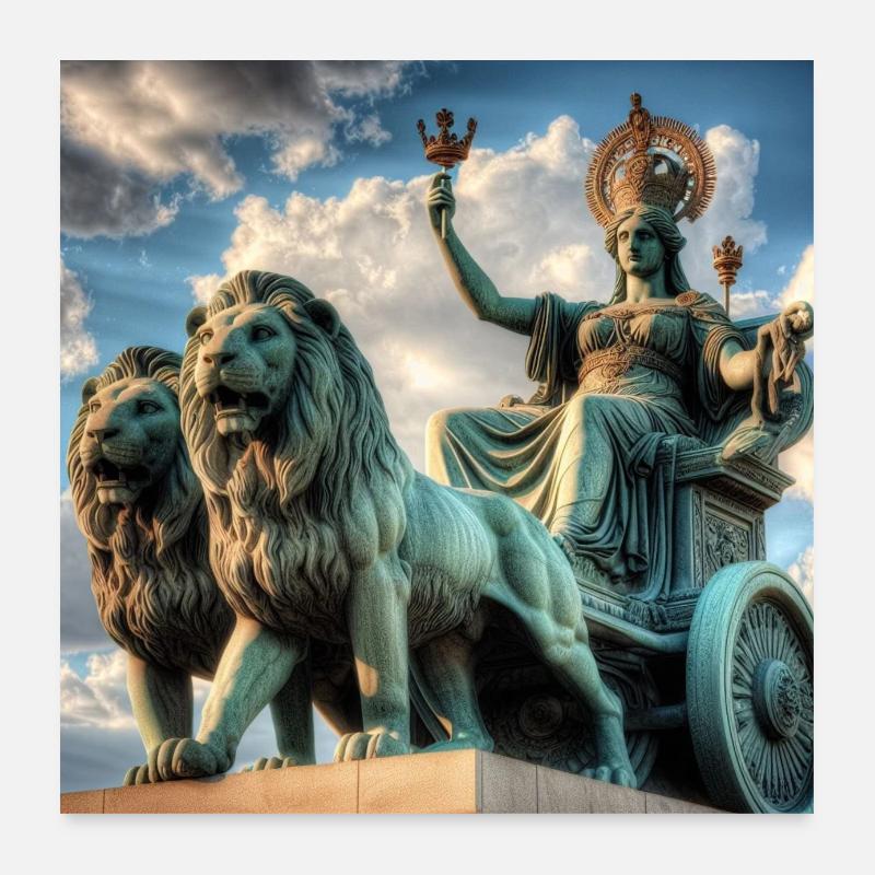 Goddess Cybele Poster 24" x 24" (60x60 cm)
