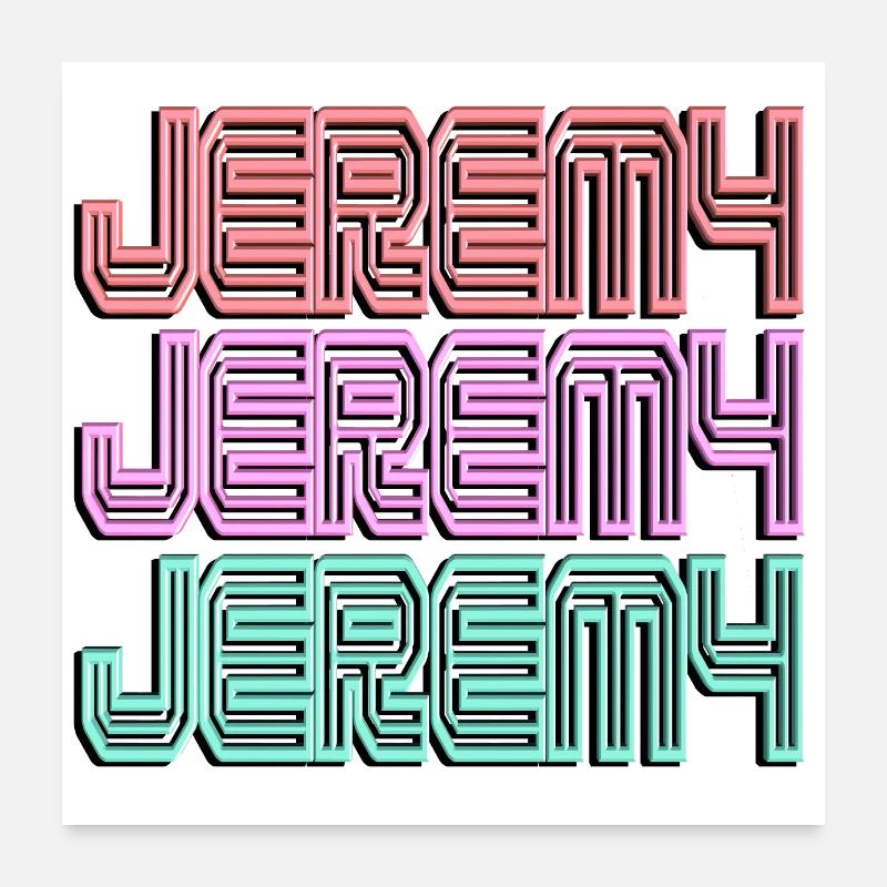 Jeremy2 Poster 60x60 cm