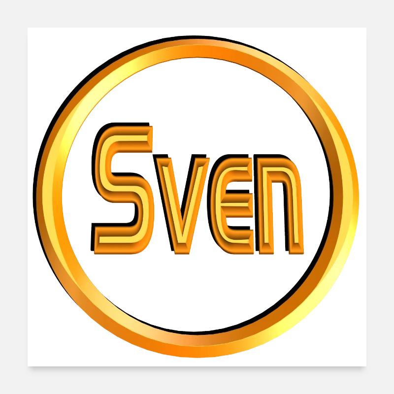 Sven2 Poster 60 x 60 cm