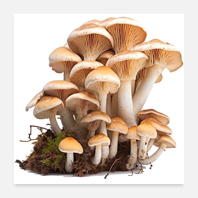 Mushrooms are ecologically important Poster 24" x 24" (60x60 cm)