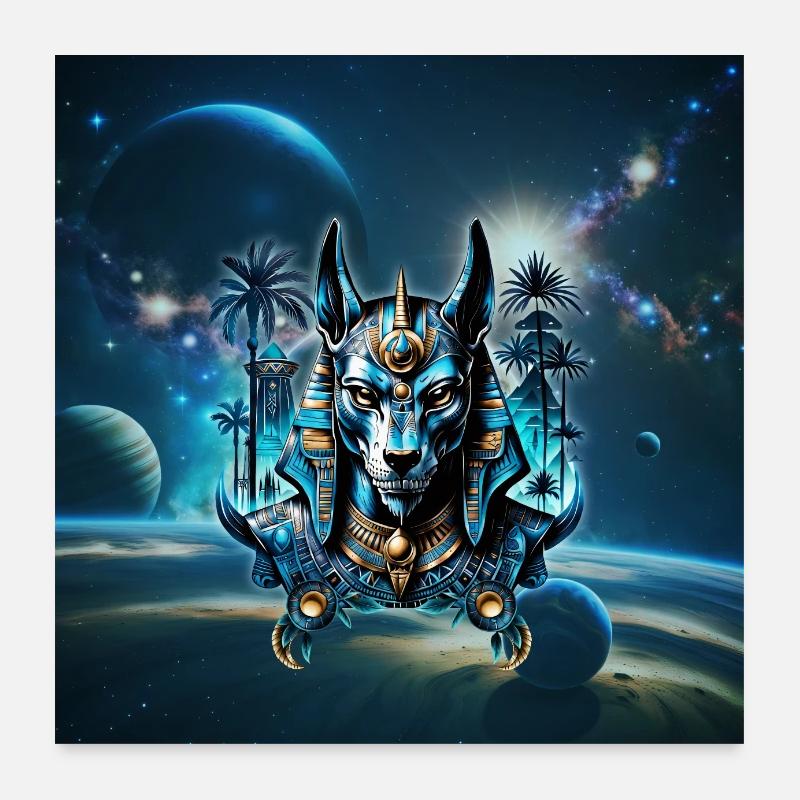 Créature fantastique égyptienne. Poster 60 x 60 cm