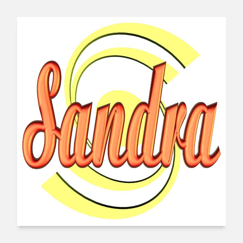 Sandra2 Poster 60x60 cm