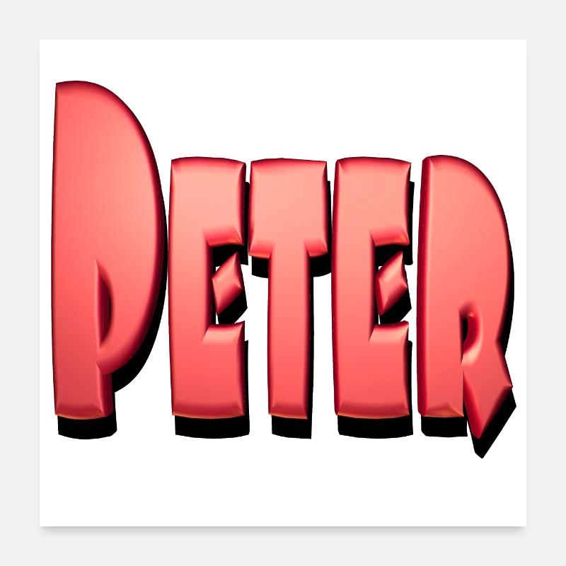 peter2 Poster 60x60 cm