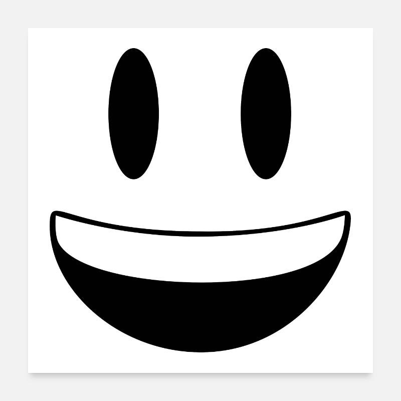 Smile Poster 24" x 24" (60x60 cm)
