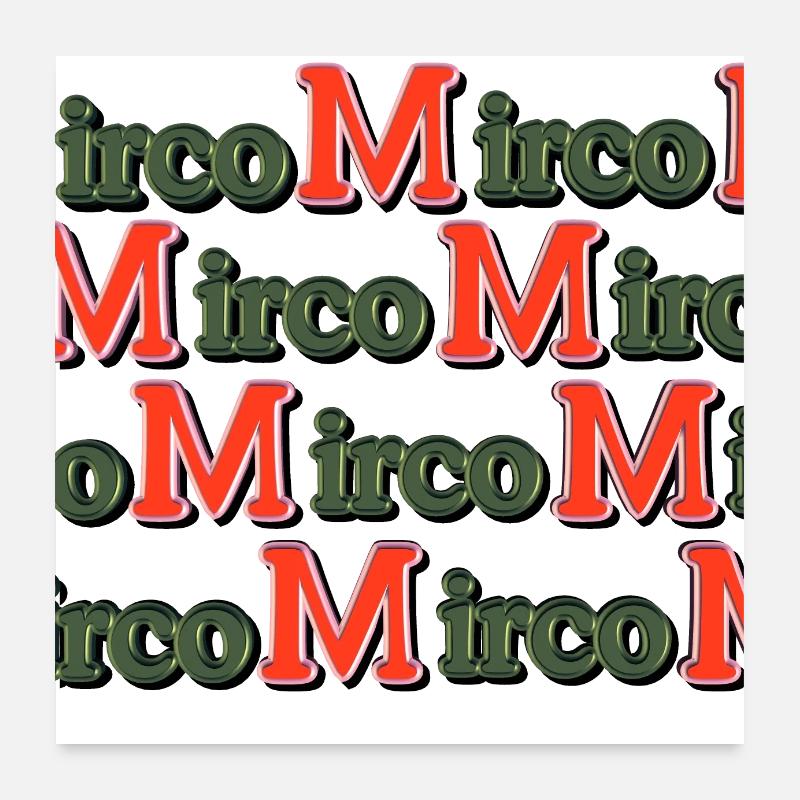 mirco2 Poster 60x60 cm