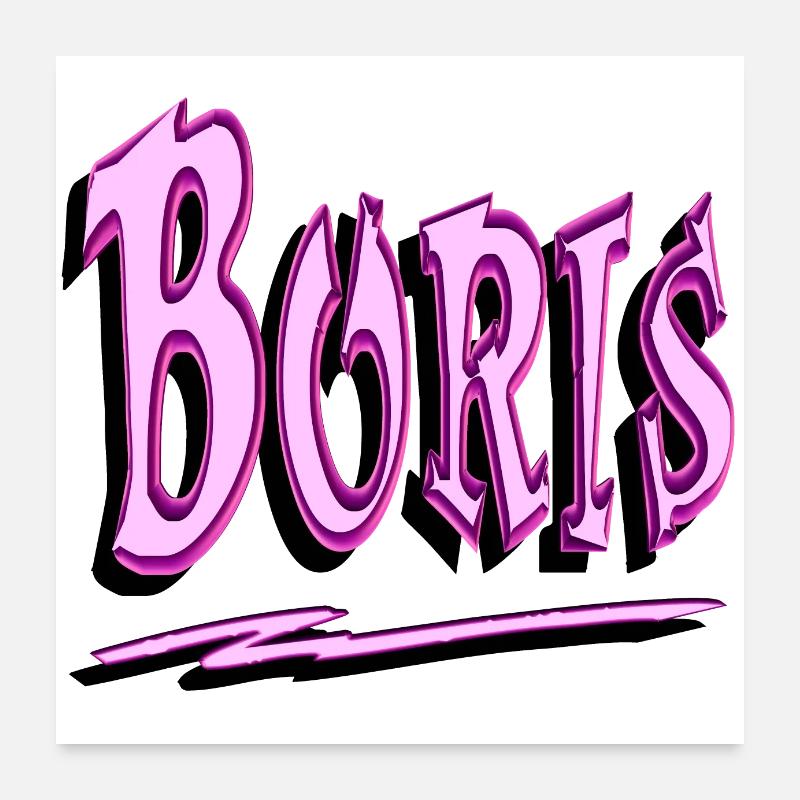 boris2 Poster 60x60 cm