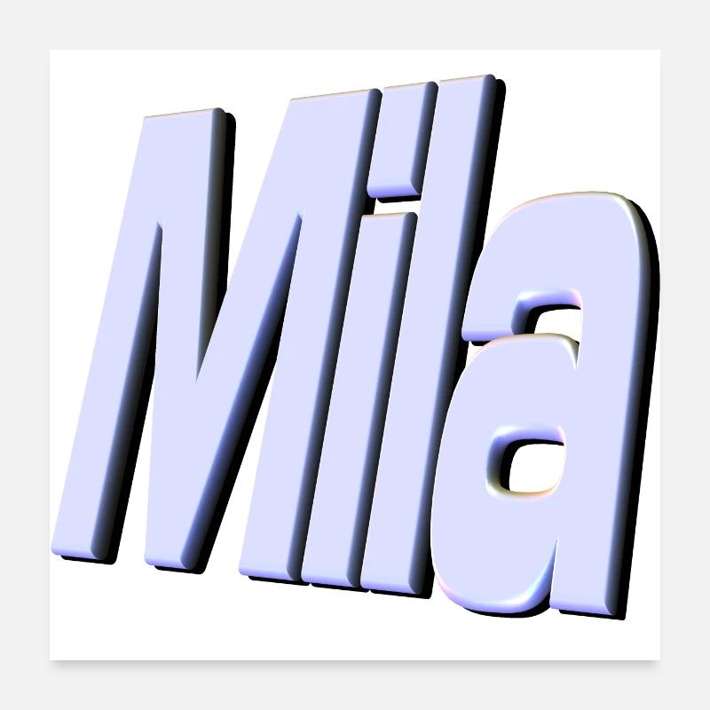 mila Poster 60x60 cm
