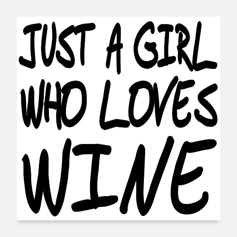 Vino Poster 60x60 cm