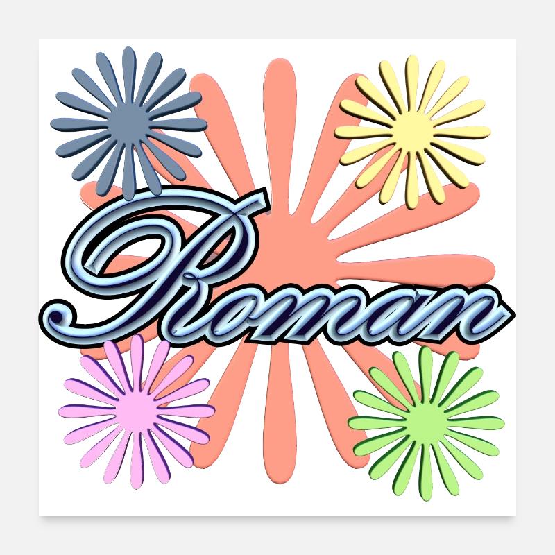 roman2 Poster 60x60 cm