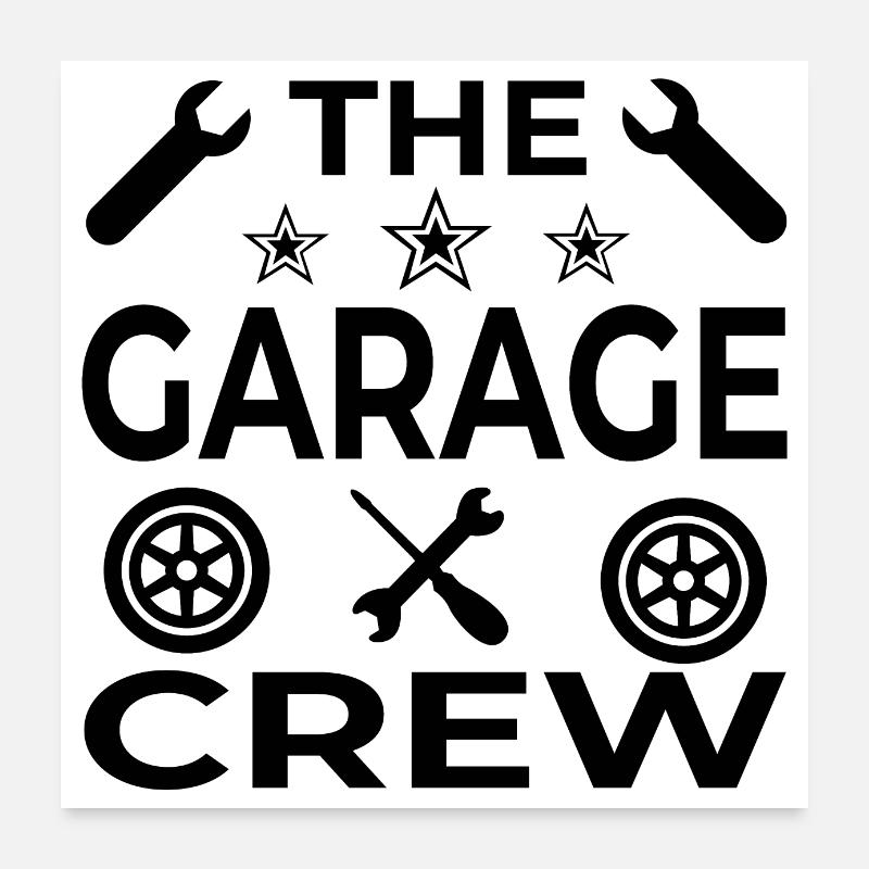 Garage Poster 60x60 cm