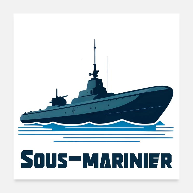 Sous-Marinier Poster 60 x 60 cm