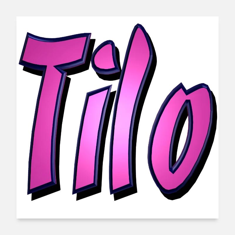 Tilo2 Poster 60 x 60 cm