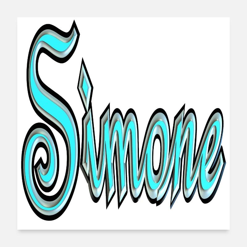 simone2 Poster 60x60 cm