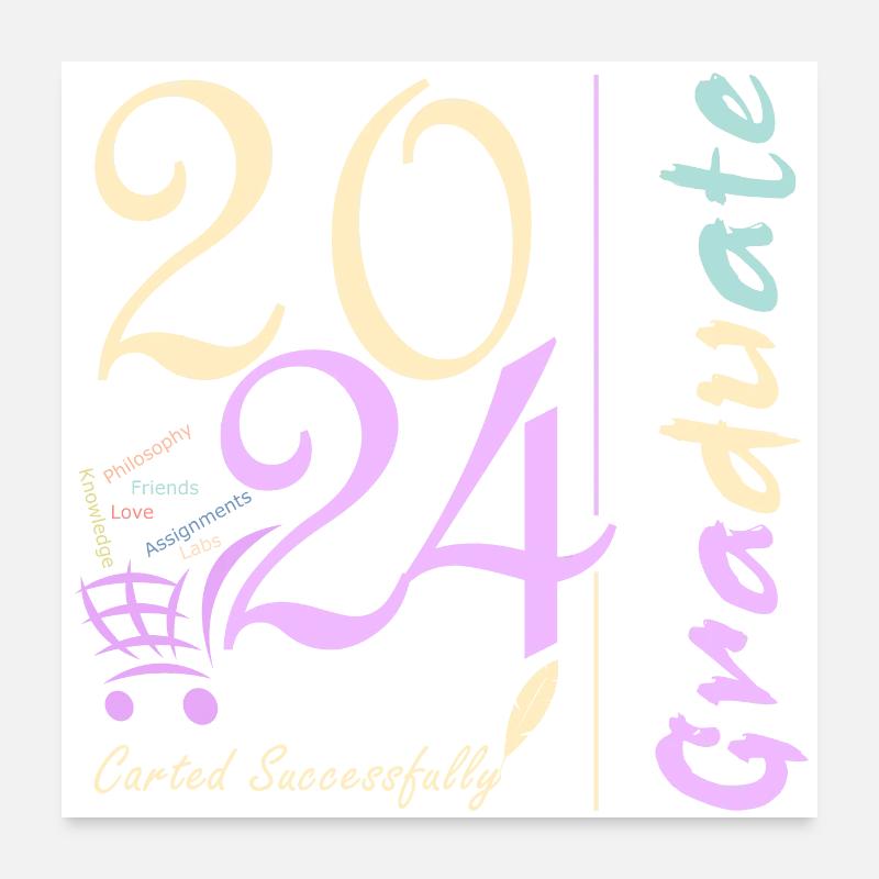 Graduation Day 2024 Poster 24" x 24" (60x60 cm)