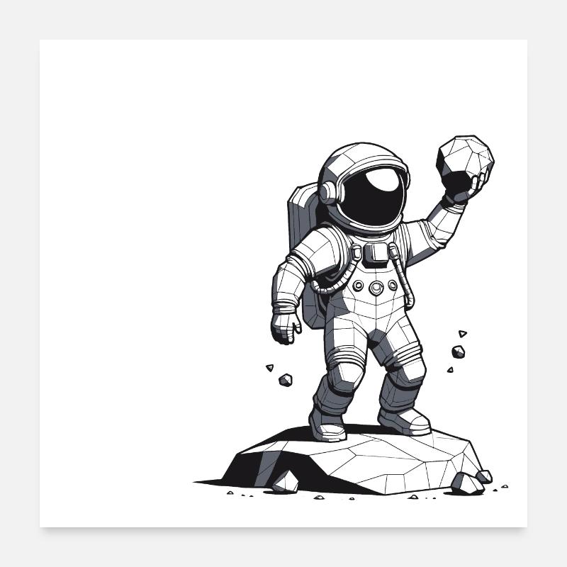 Moonstone Poster 60 x 60 cm