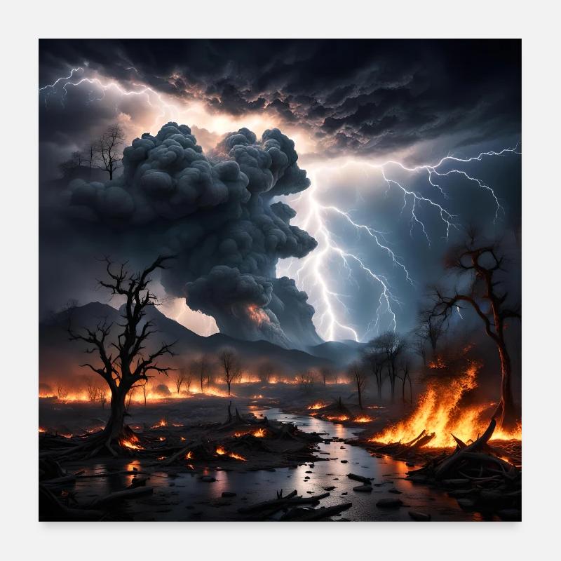 Apokalypse Poster 60x60 cm