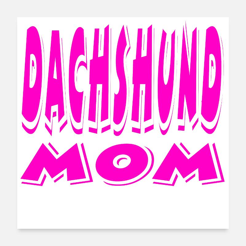 Dachshund Poster 24" x 24" (60x60 cm)