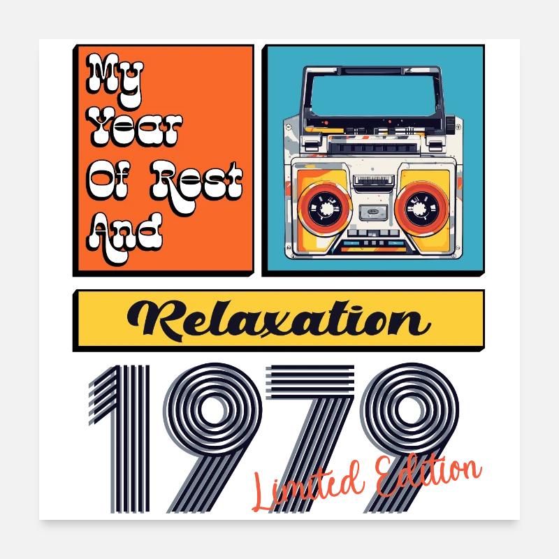 1979 : Révolution dans les Walkmans classiques du Pop Art Poster 60 x 60 cm