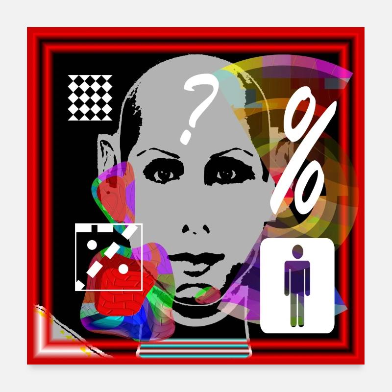 POP Art kj 011 Poster 60x60 cm