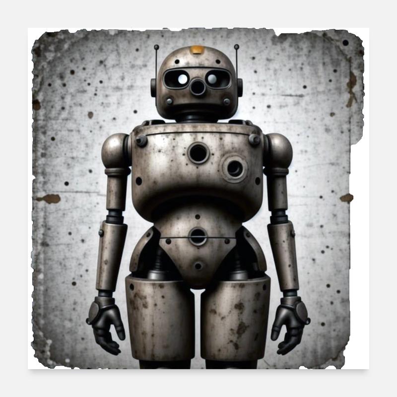 Robot large Poster 60 x 60 cm