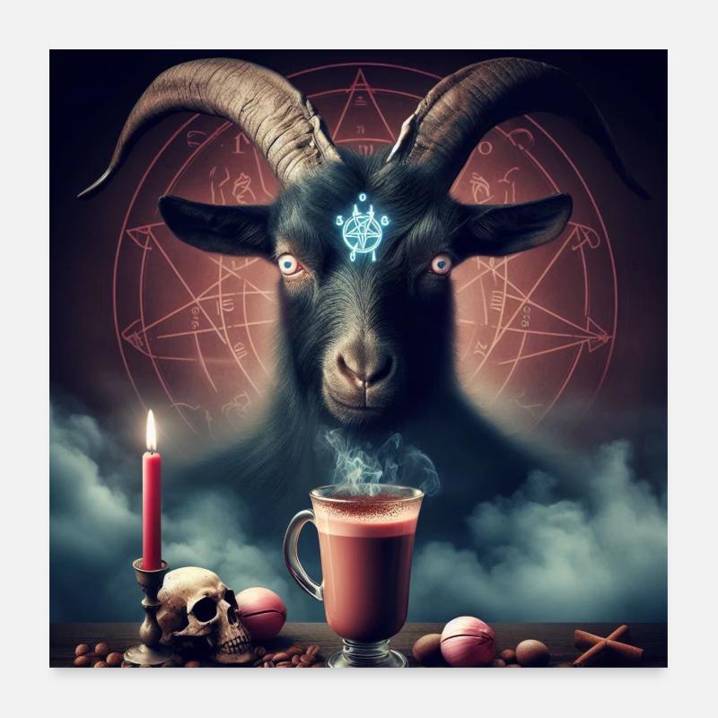 Invoquer Satan Poster 60 x 60 cm