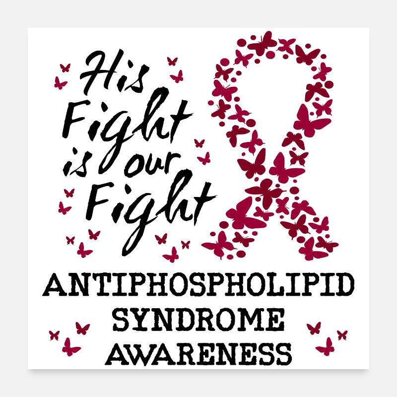 Antiphospholipid syndrome Awareness Poster 24" x 24" (60x60 cm)