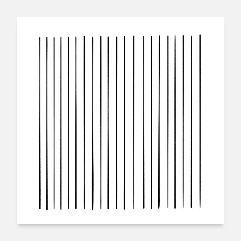 Art / Lignes Poster 60 x 60 cm
