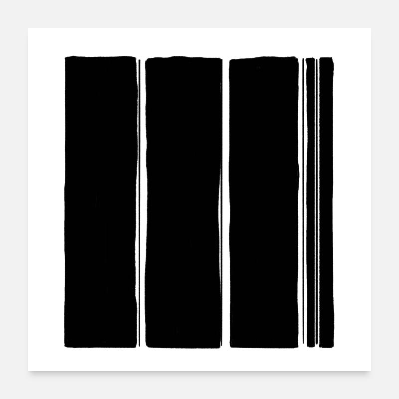 Art / Lignes Poster 60 x 60 cm