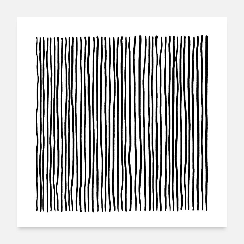 Art / Lignes Poster 60 x 60 cm