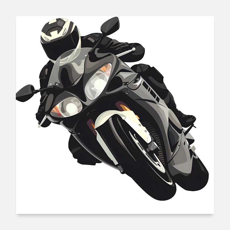 Motorcycles are available in many versions Poster 24" x 24" (60x60 cm)