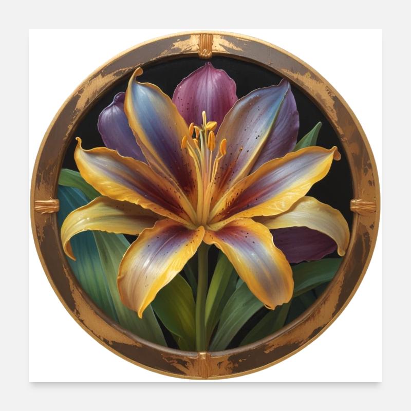 Lilac flower in bloom Poster 24" x 24" (60x60 cm)