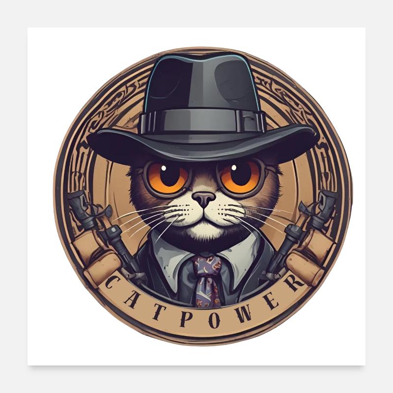 CatPower Poster 60x60 cm