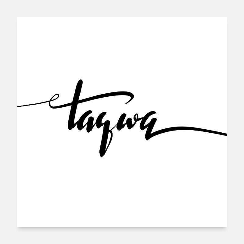 Taqwa Poster 60x60 cm