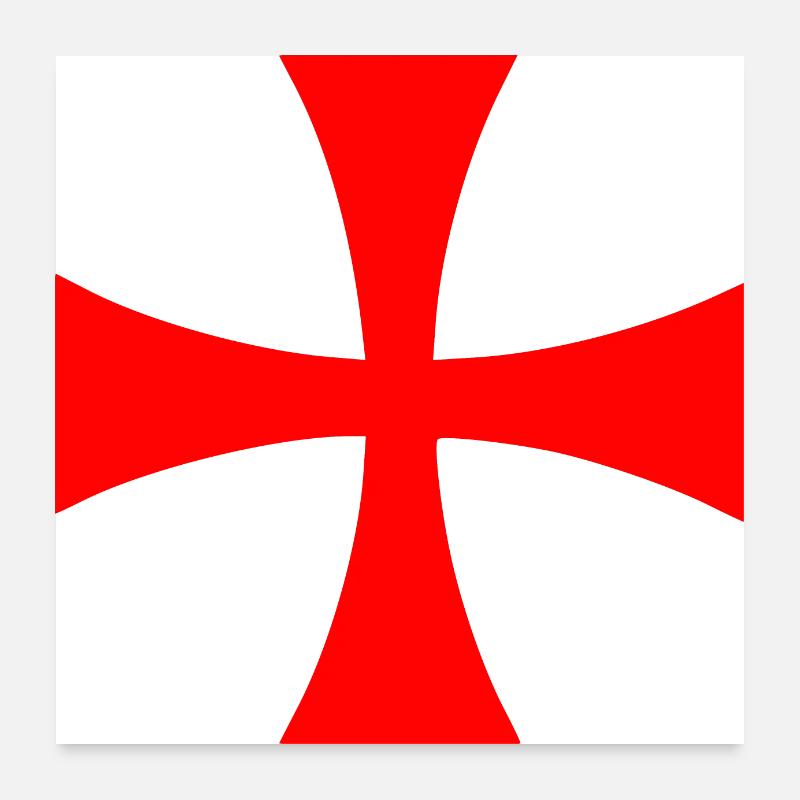 Croix de Jérusalem Croix de Jérusalem Poster 60 x 60 cm