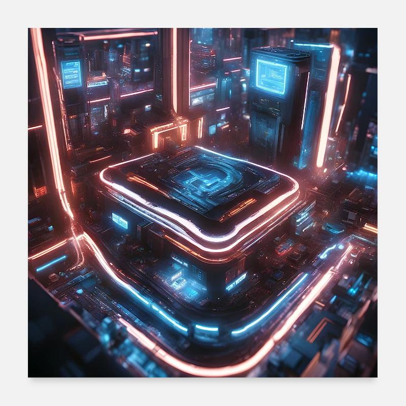 Circuit Stadt Poster 60x60 cm