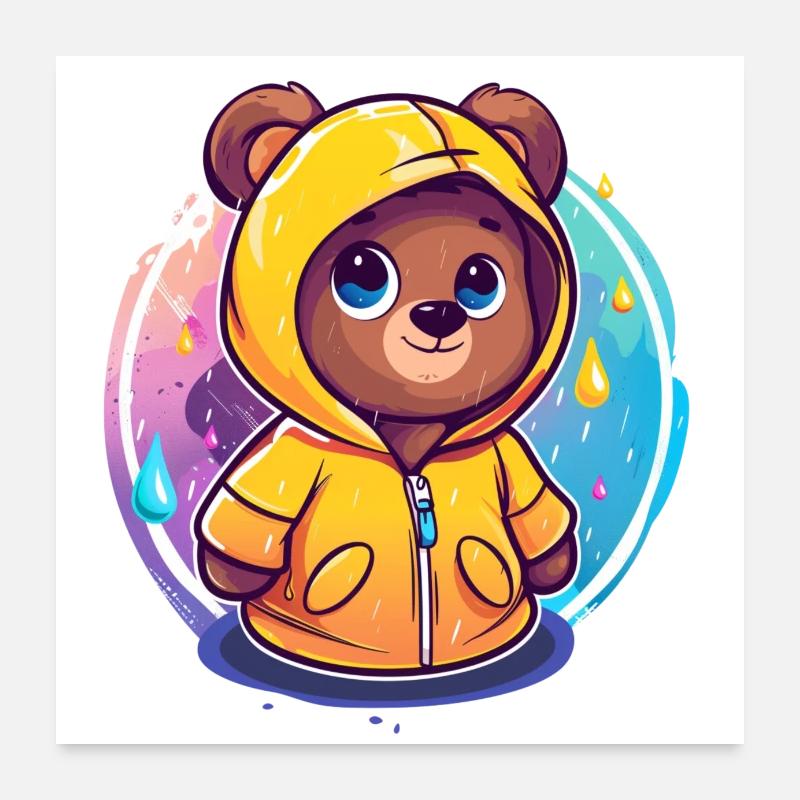 Teddy Bear Poster 24" x 24" (60x60 cm)
