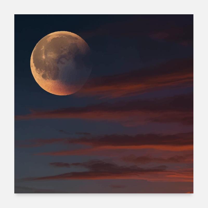 Landscape Sunset Poster 24" x 24" (60x60 cm)