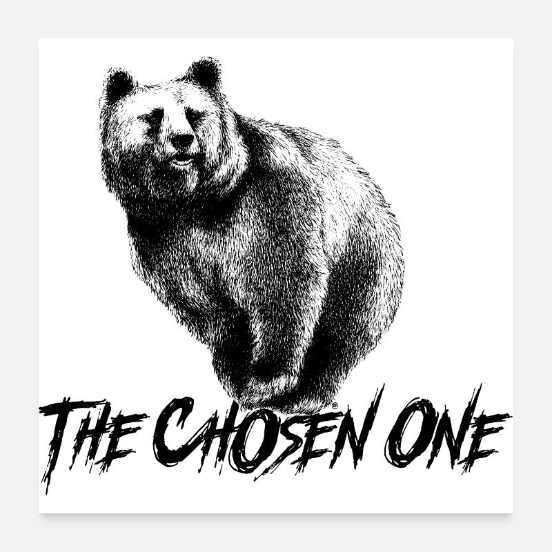 Der Auserwählte Poster 60x60 cm