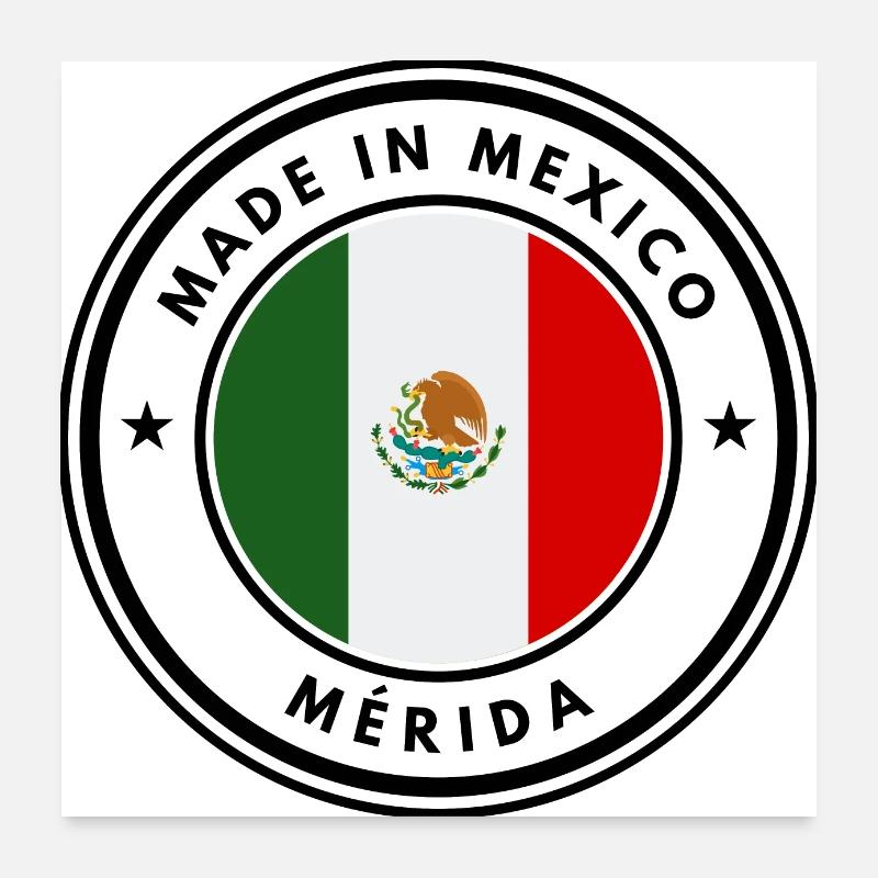 Mérida, Mexique Poster 60 x 60 cm