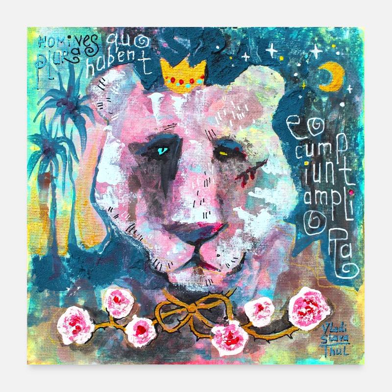 Odeur des roses Poster 60 x 60 cm