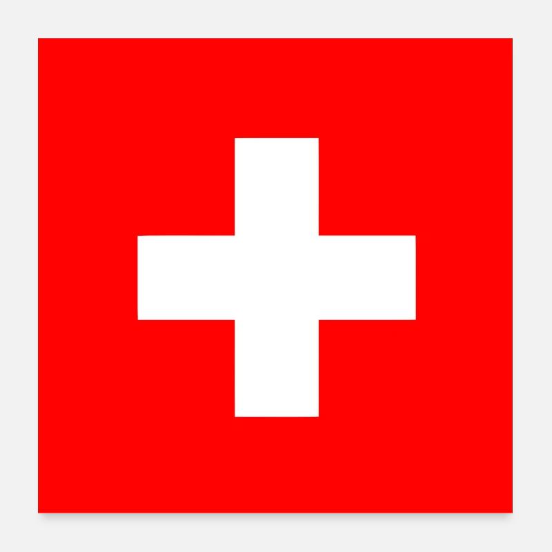 Switzerland Poster 24" x 24" (60x60 cm)