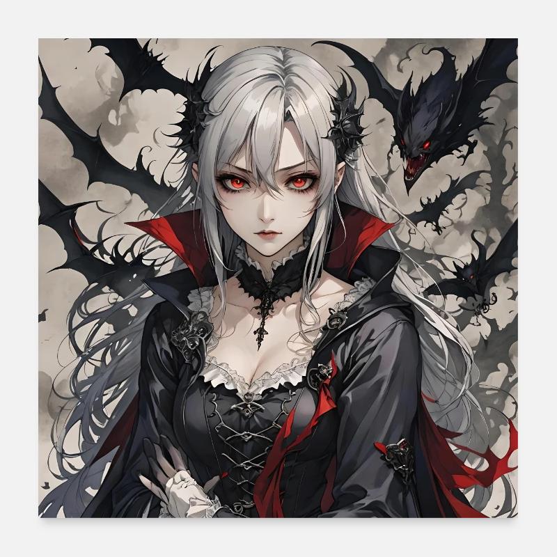 Vampirmaid Poster 60x60 cm