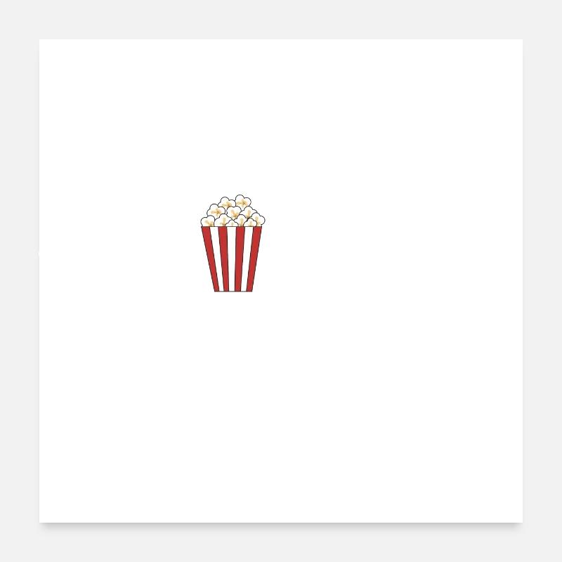 Popcorn heartbeat Poster 24" x 24" (60x60 cm)