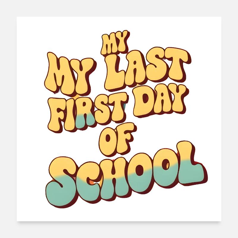 back to school Poster 24" x 24" (60x60 cm)