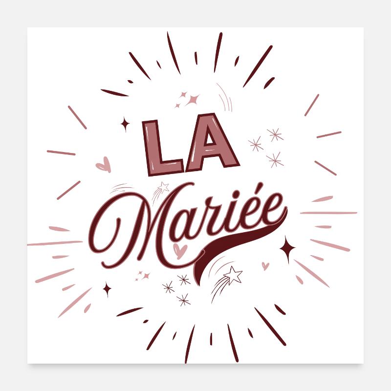 The Bride Poster 24" x 24" (60x60 cm)